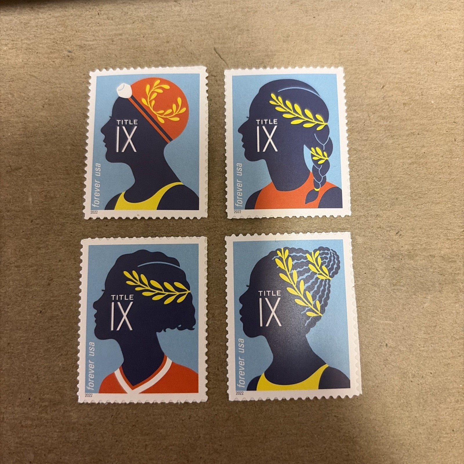 US Postage #5668-5671 TITLE IX 2022 Forever MNH Stamps (4) 