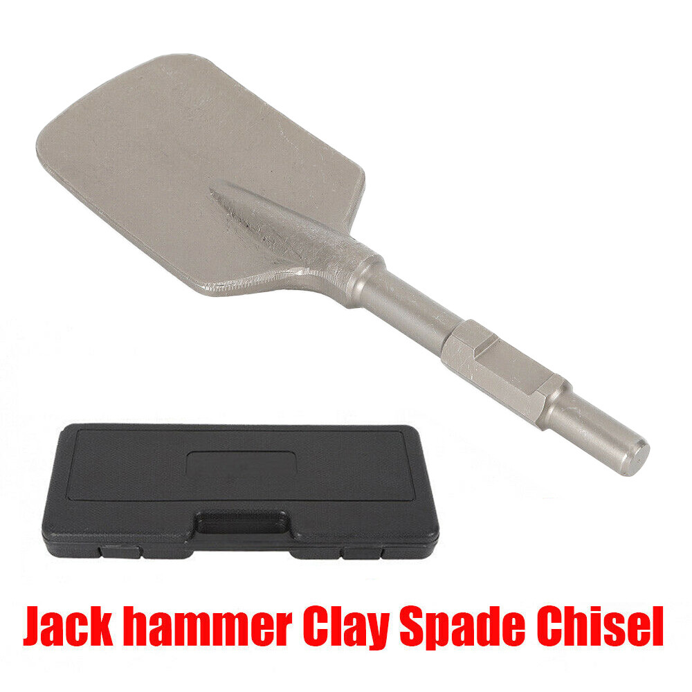 JackHammer Clay Spade Cutter Chisel Bit for Demolition Hammer, 30mm Hex Shank JackHammer Clay Spade Cutter Chisel Bit for Demolition Hammer, 30mm Hex Shank