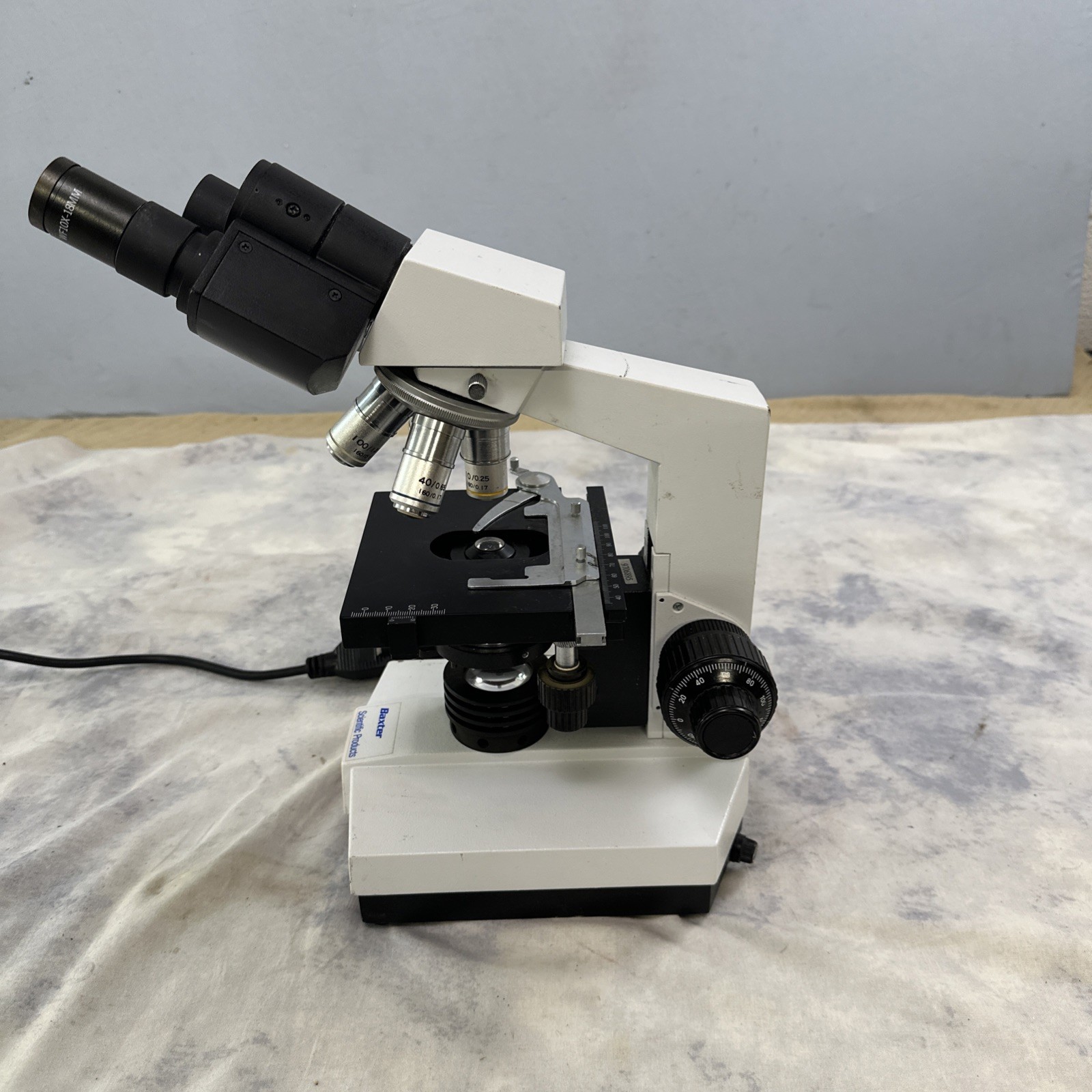 Baxter Scientific M3000 Microscope (4 Lenses) 