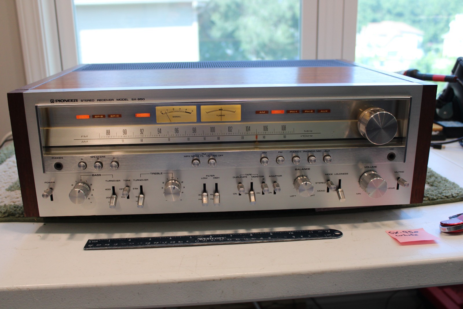 Pioneer SX-950 Receiver Tested works Great