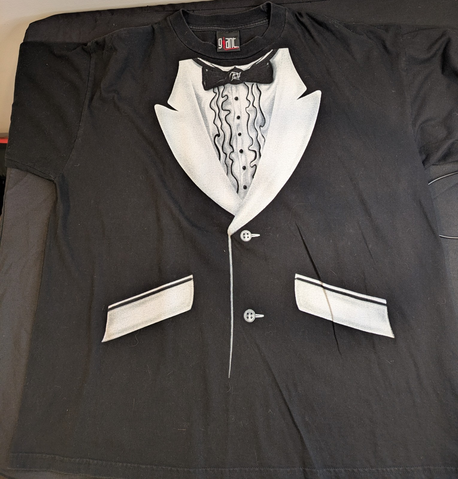 Rare Vintage Giant Metallica S&M San Francisco Symphony Tuxedo Print T-Shirt XL