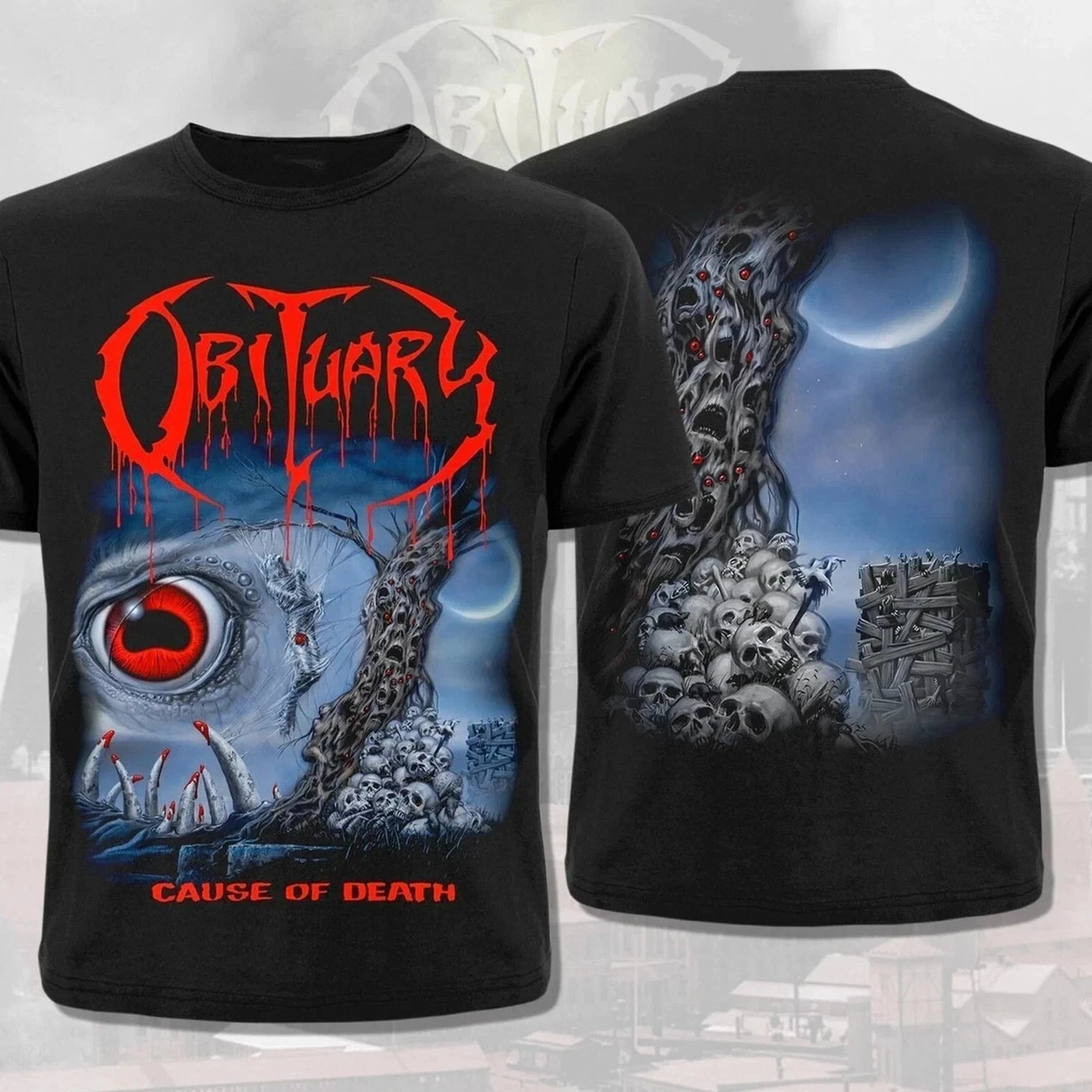 Obituary - Cause of Death 3D T-shirt All size S-5XL Unisex Tee