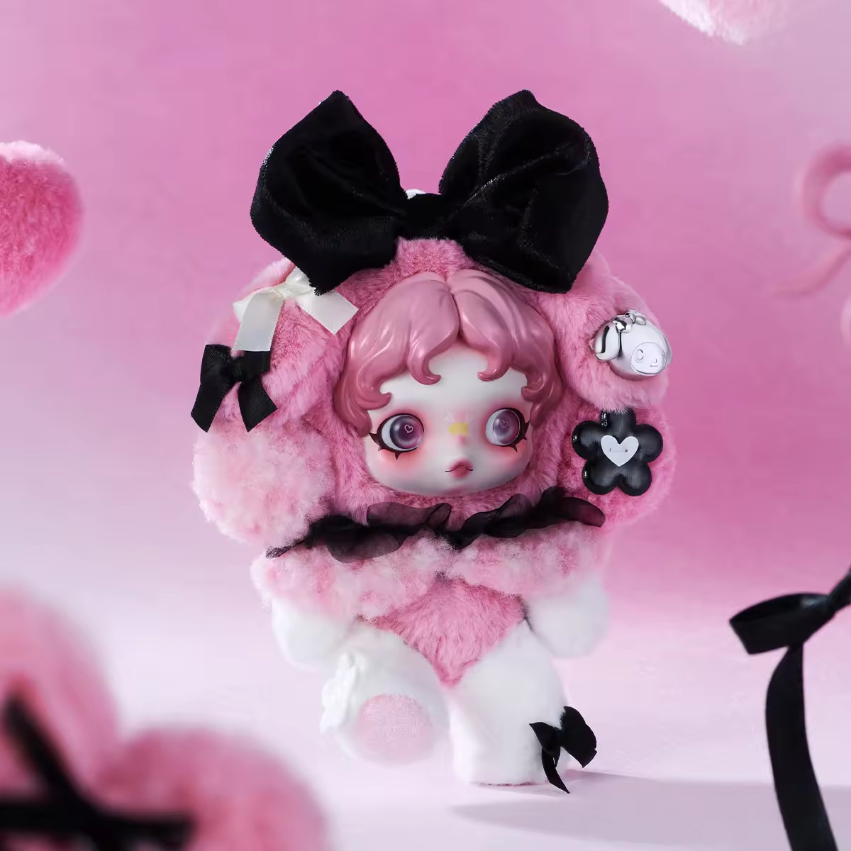 Pop Mart [Local Warehouse] SKULLPANDA × MY MELODY Plush