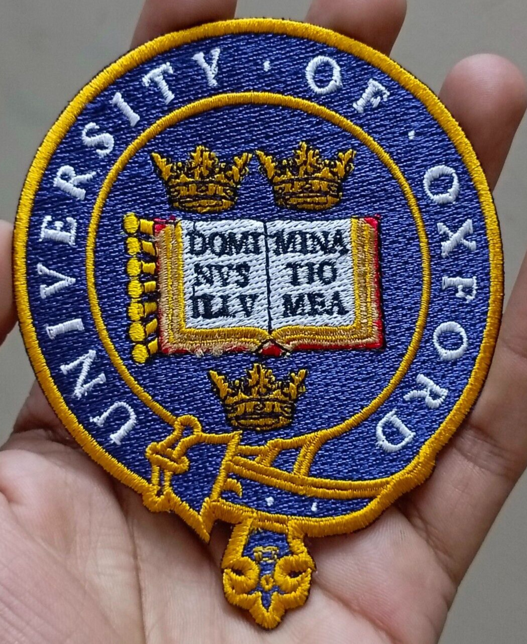 University Of Oxford Logo Iron On Patch - Sew Patch-Embroidered Patch 3.5\