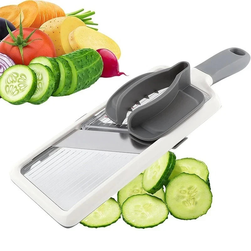 Mandoline Food Slicer Stainless Steel Food Cutter Chopper with Adjustable Blades