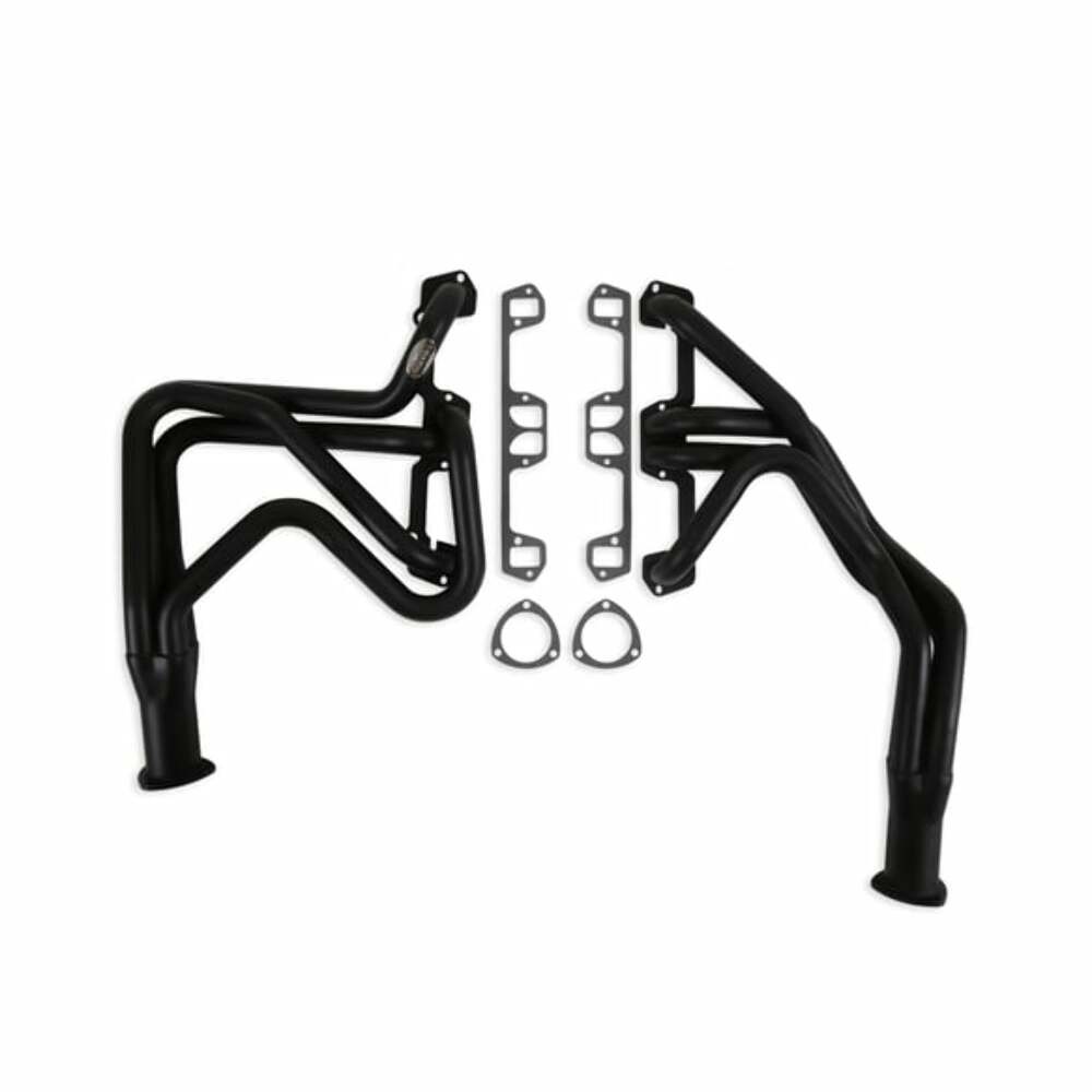 For 1967-1974 Dodge Dart Long Tube Headers Black Painted 5901HKR Hooker For 1967-1974 Dodge Dart Long Tube Headers Black Painted 5901HKR Hooker