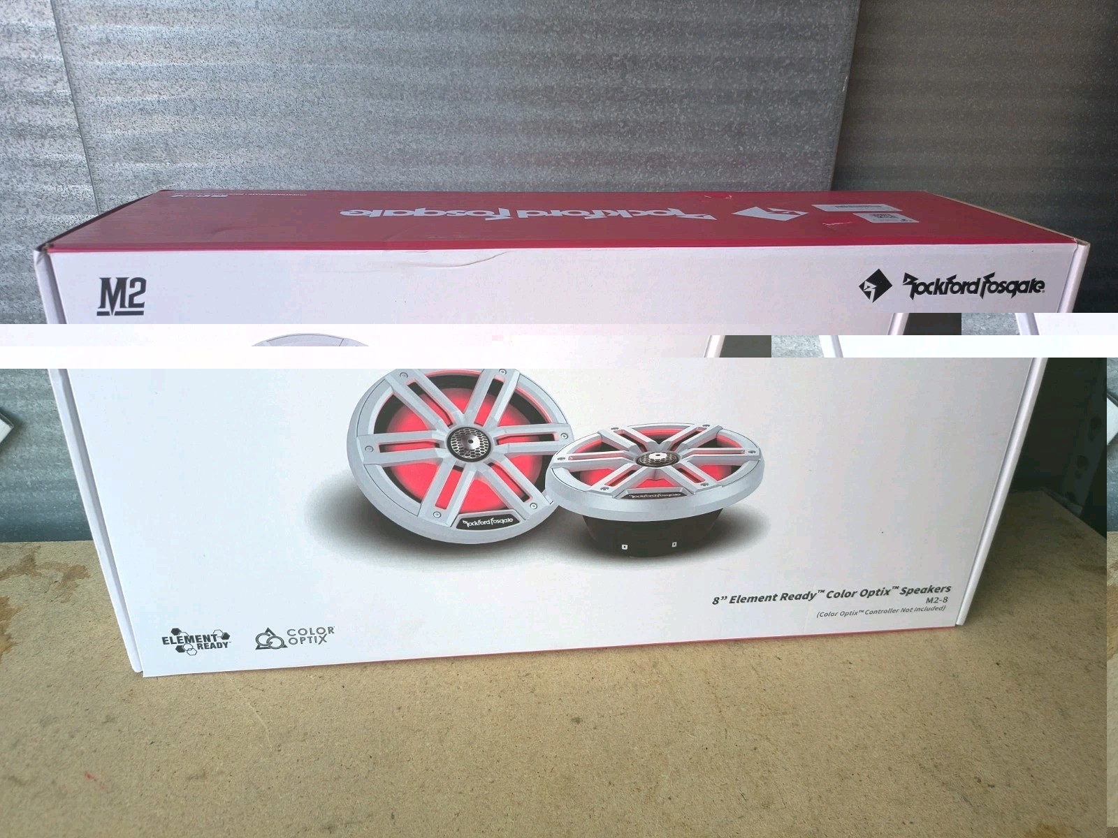 Rockford Fosgate M2-8 LED Marine Speakers 8” Brand New