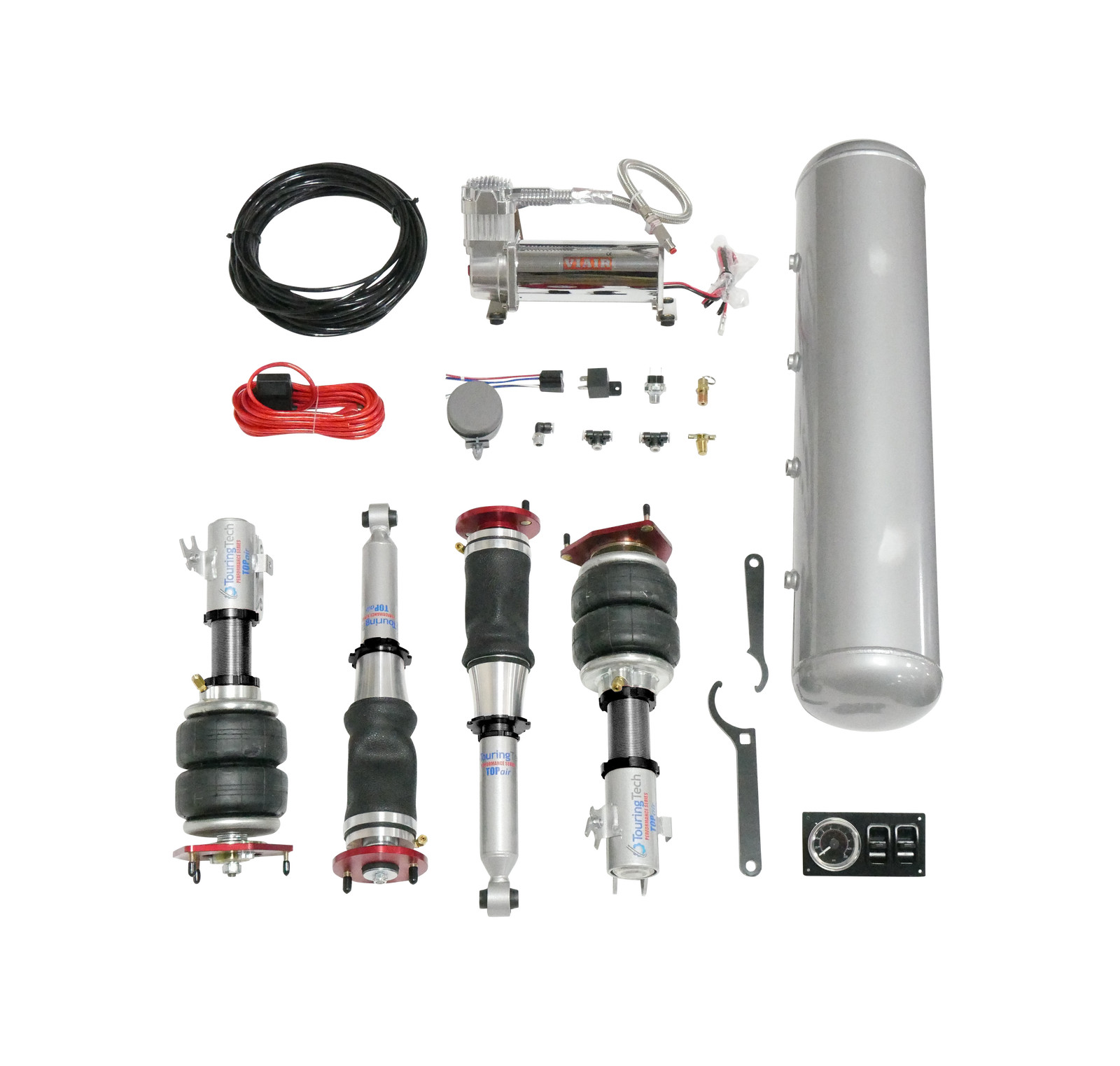 TOPair Air Struts Bag Suspension w/VITAL Management 07-16 Lancer (INCL RalliArt)