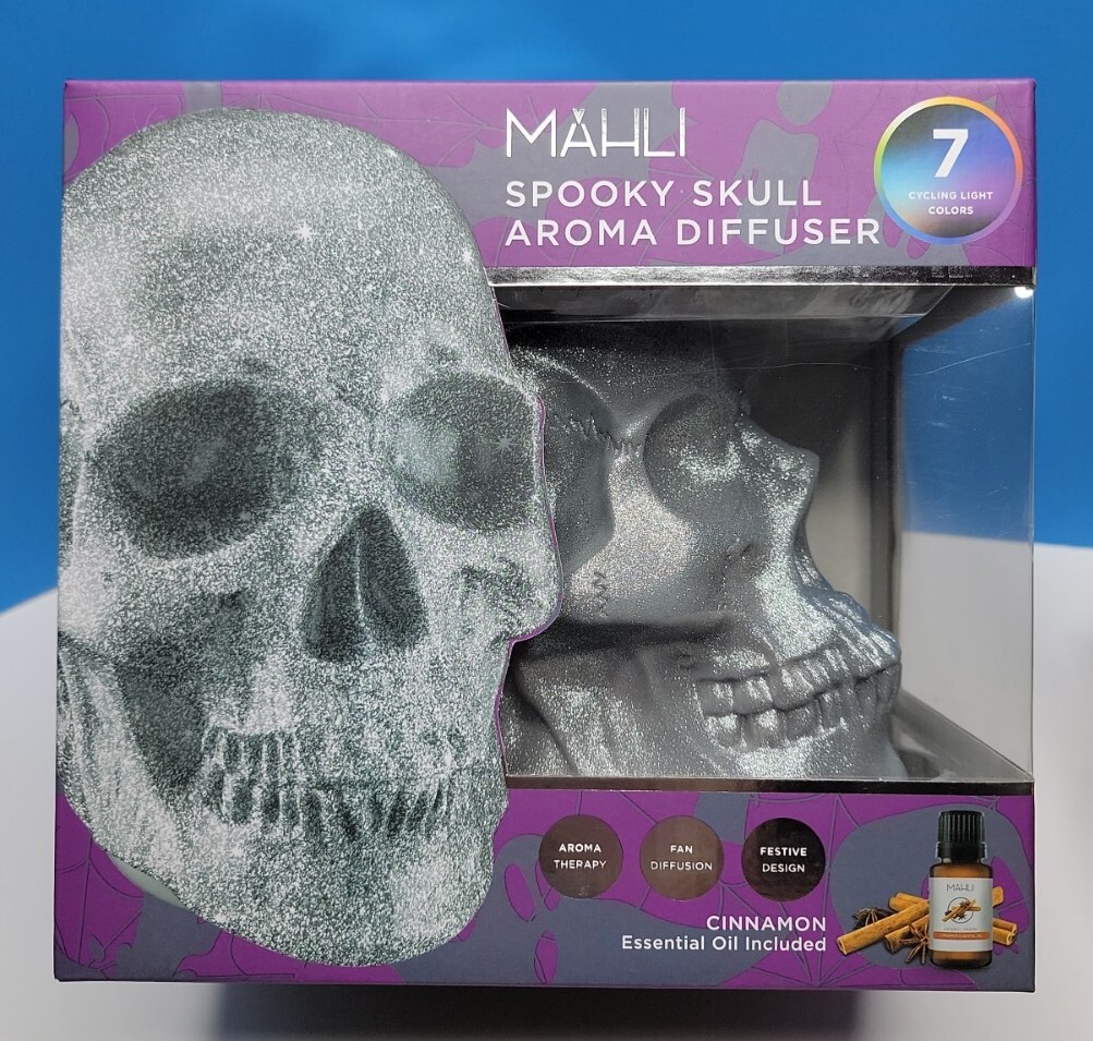 Mahli Spooky Skull Aroma Diffuser - New. Mahli Spooky Skull Aroma Diffuser - New.