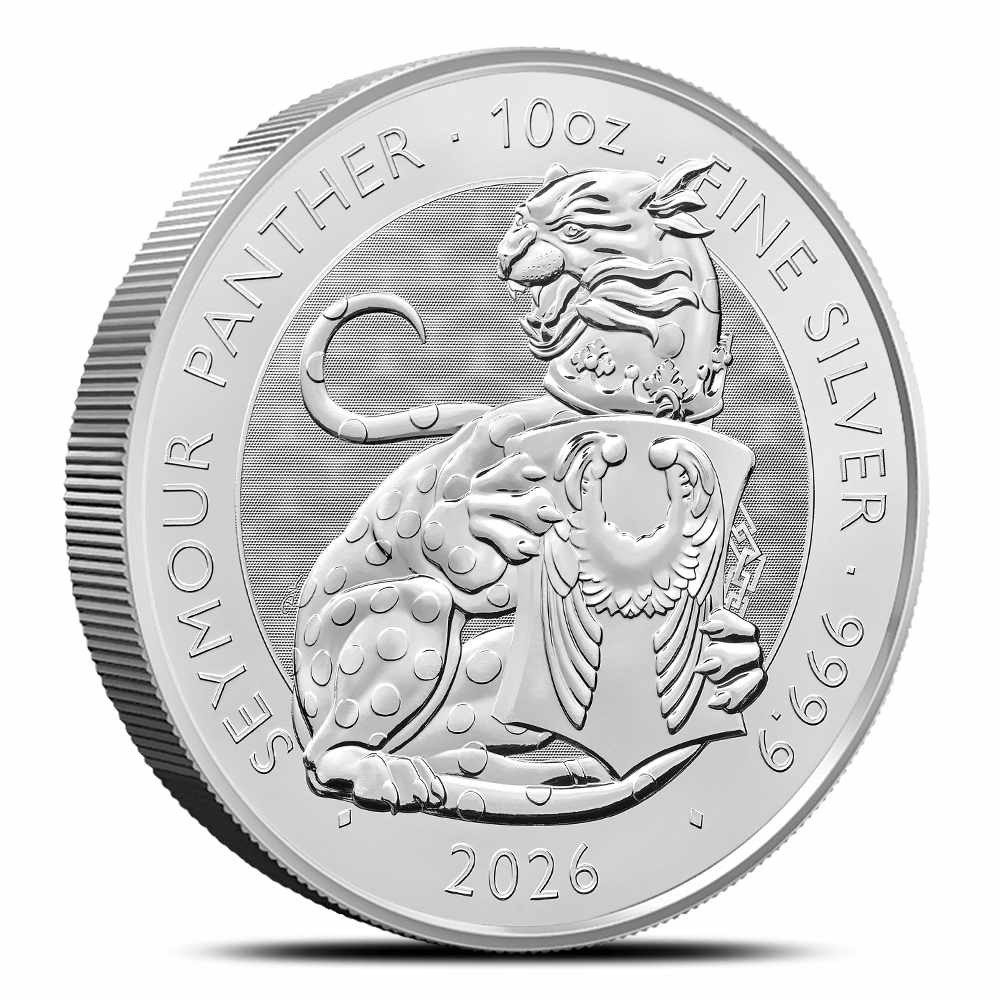 2026 10 oz British Silver Tudor Beasts Seymour Panther Coin (BU)