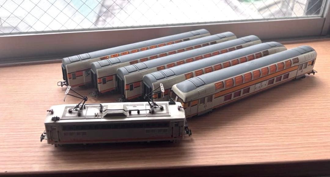Railway Model Jouef Sncf Bb17029 2-Storey Passenger Car 5-Car Set