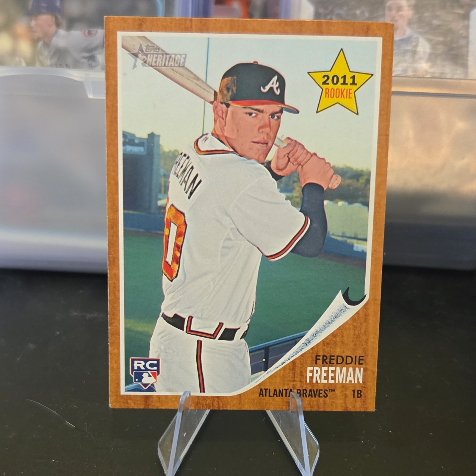 Topps 2011 Heritage Freddie Freeman Atlanta Braves RC Base Set Read Description