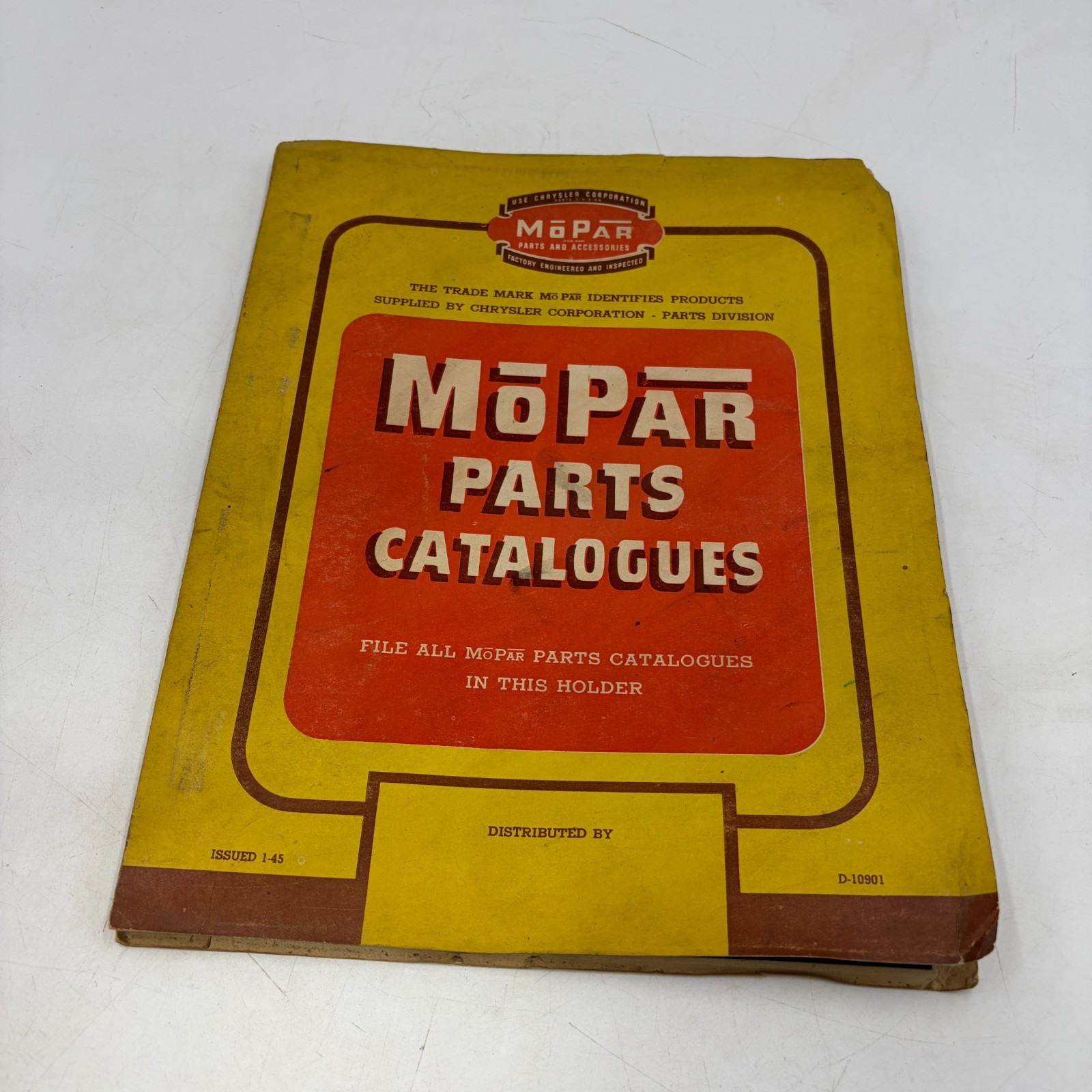 1947-50 Mopar Dealer Parts Catalog Booklets Binder Plymouth Dodge Chrysler