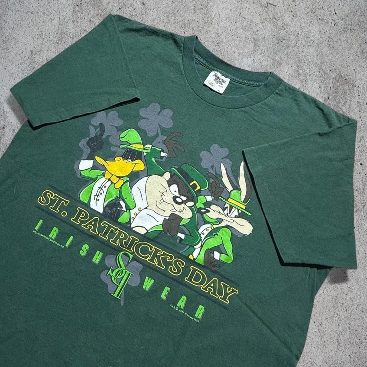 Vintage 1997 Looney Tunes St. Patrick\'s Day Single Stitch T-Shirt