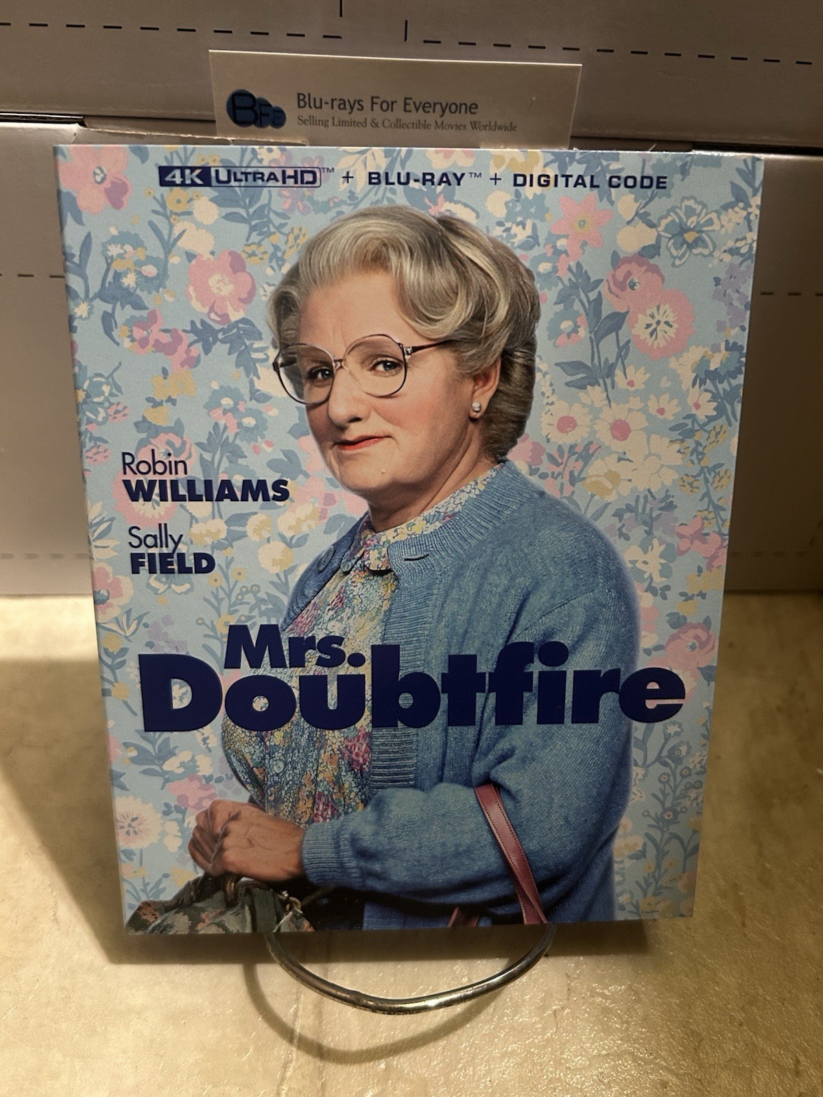 NEW Mrs. Doubtfire 4K UHD Blu-ray + Sleeve Slip Cover [1993] Ships Next Day