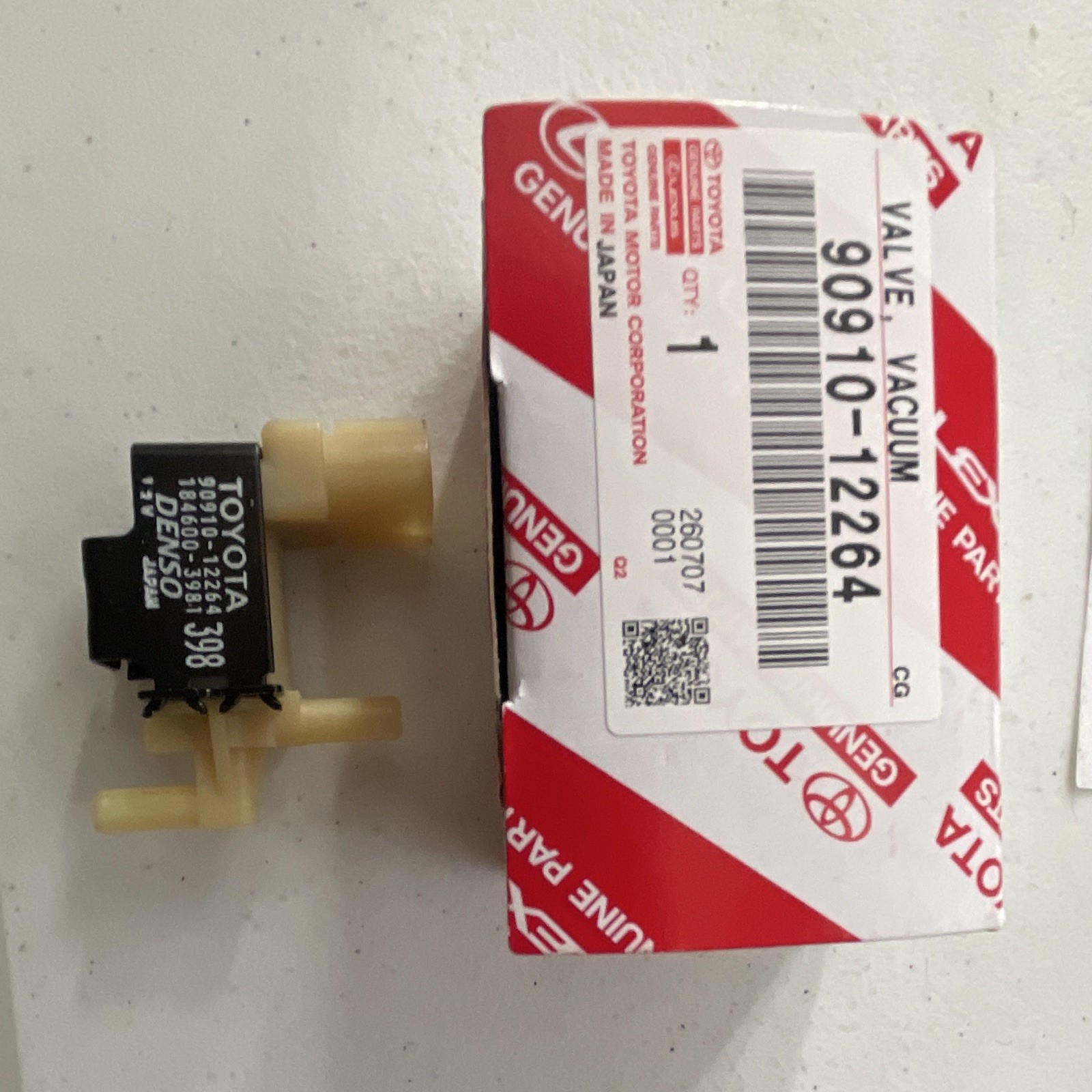 90910-12264 Genuine Toyota OEM Vacuum Valve for Charcoal Canister