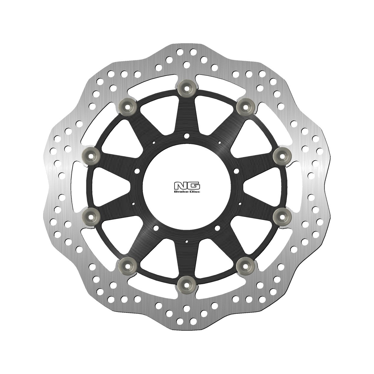 NG BRAKE DISK Wavy floating brake disc 1834XG compatible with HONDA VFR 800