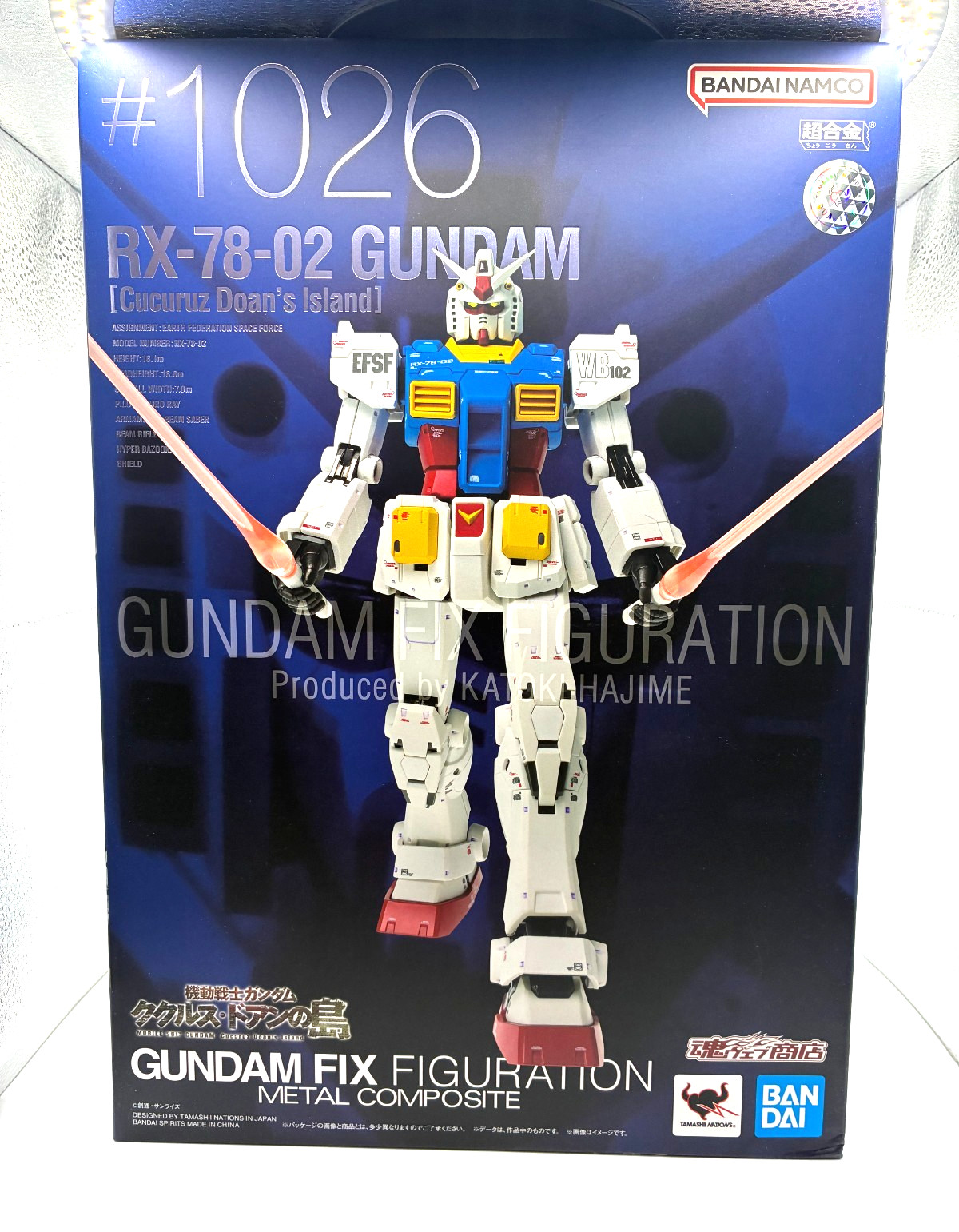 BANDAI GUNDAM FIX FIGURATION METAL COMPOSITE RX-78-02 Cucuruz Doan\'s Island NEW