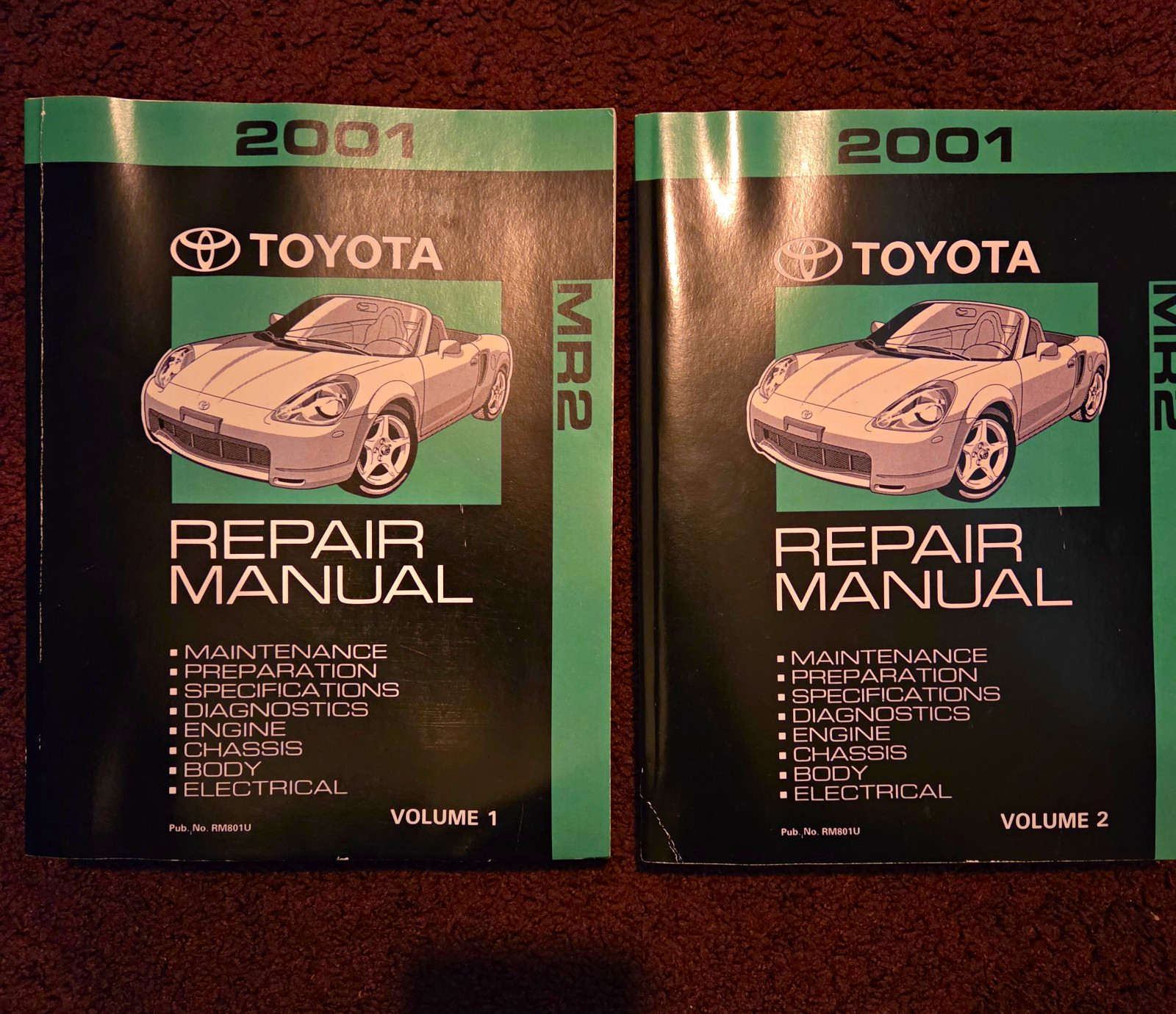 2001 Toyota MR2 Spyder Repair Manual 2001 Toyota MR2 Spyder Repair Manual