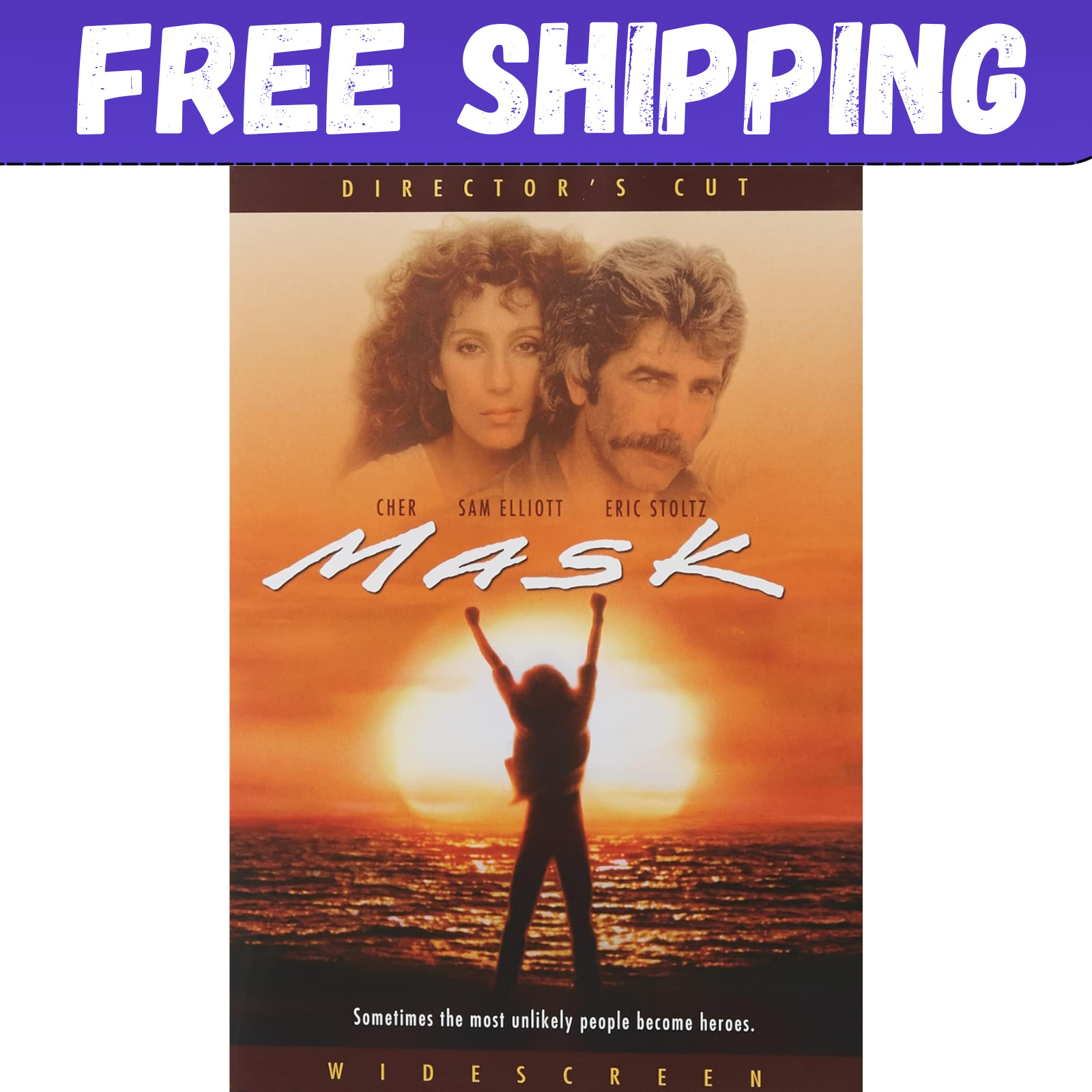 Mask: Director\'s Cut DVD Format Film Movies Actors Cher Eric Stoltz Sam Elliott