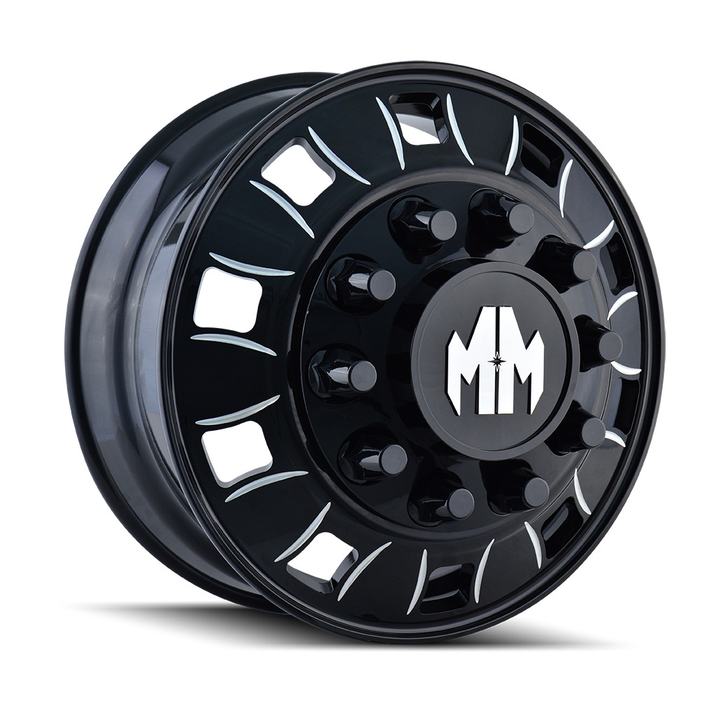 Mayhem Wheels 8180 Big Rig 24.5x8.25 10x285 168mm Black 8180-245810BI