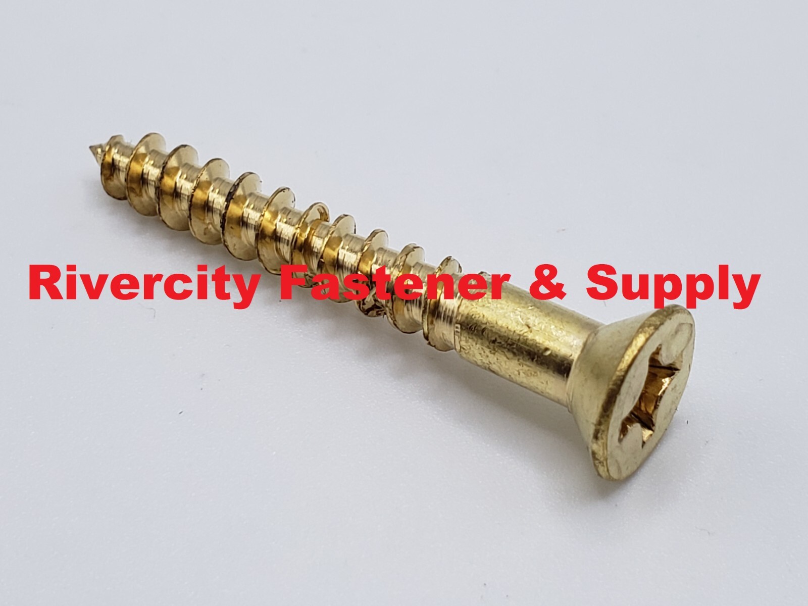 #10x1-1/2 Brass Phillips Flat Head Wood Screws 10 x 1-1/2 Screw #10 x 1.5