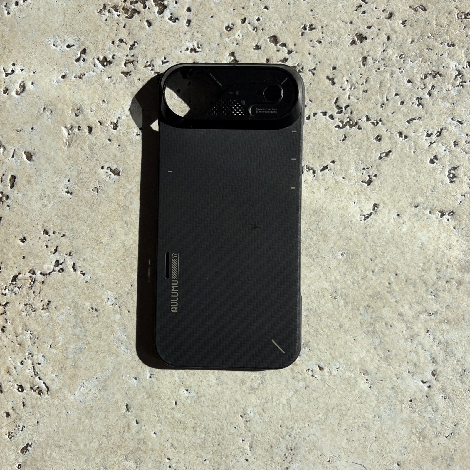 Aulumu A17 Aramid Fiber Case for iPhone Air 1500D Ultra Thin Cool Hyper Real