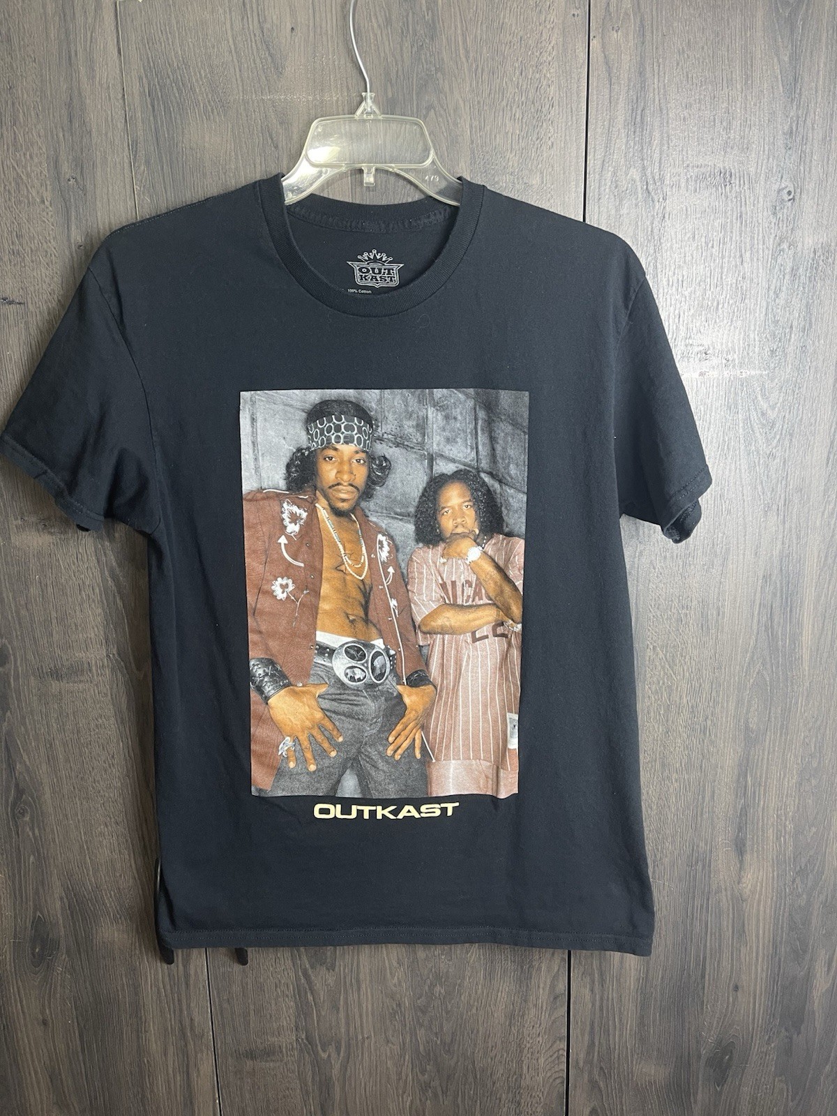 Outkast Hip-Hop Duo Andre 3000 & Big Boi T-Shirt Adult Medium Black Outkast Hip-Hop Duo Andre 3000 & Big Boi T-Shirt Adult Medium Black