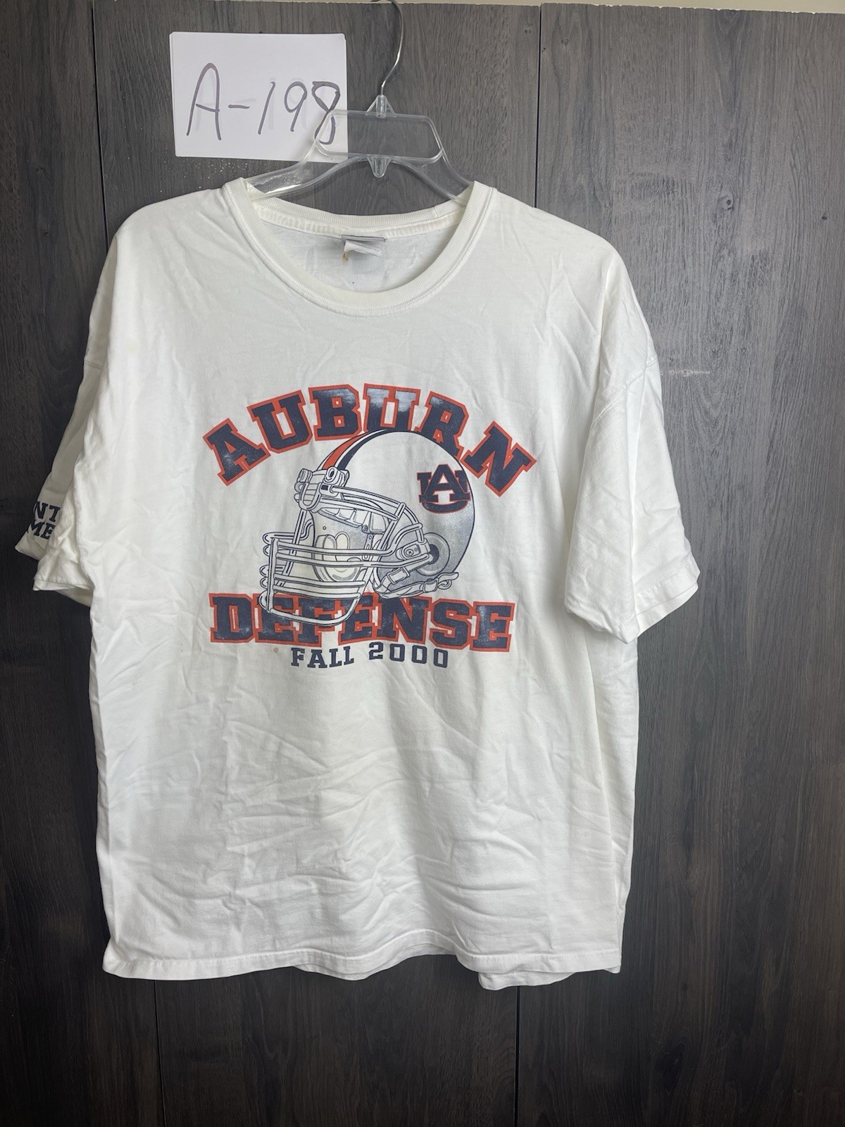 Vintage Auburn University Tigers Team Defense Issue Count On Me T-Shirt Adult 2X Vintage Auburn University Tigers Team Defense Issue Count On Me T-Shirt Adult 2X