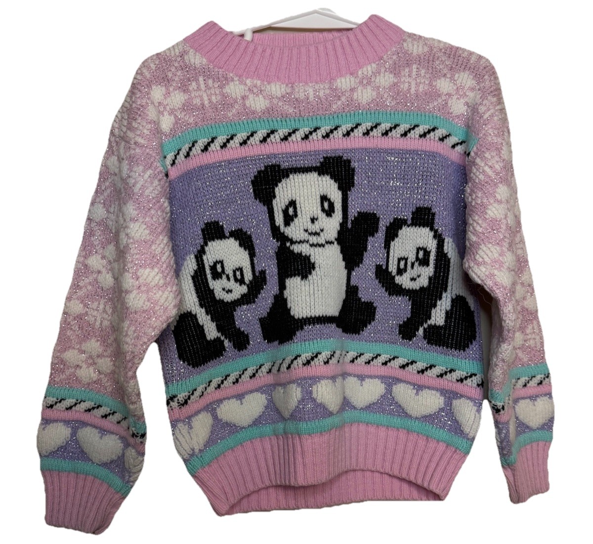 Vintage Adele Knitwear Girls Sweater Fairy Kei 1980’s size 4