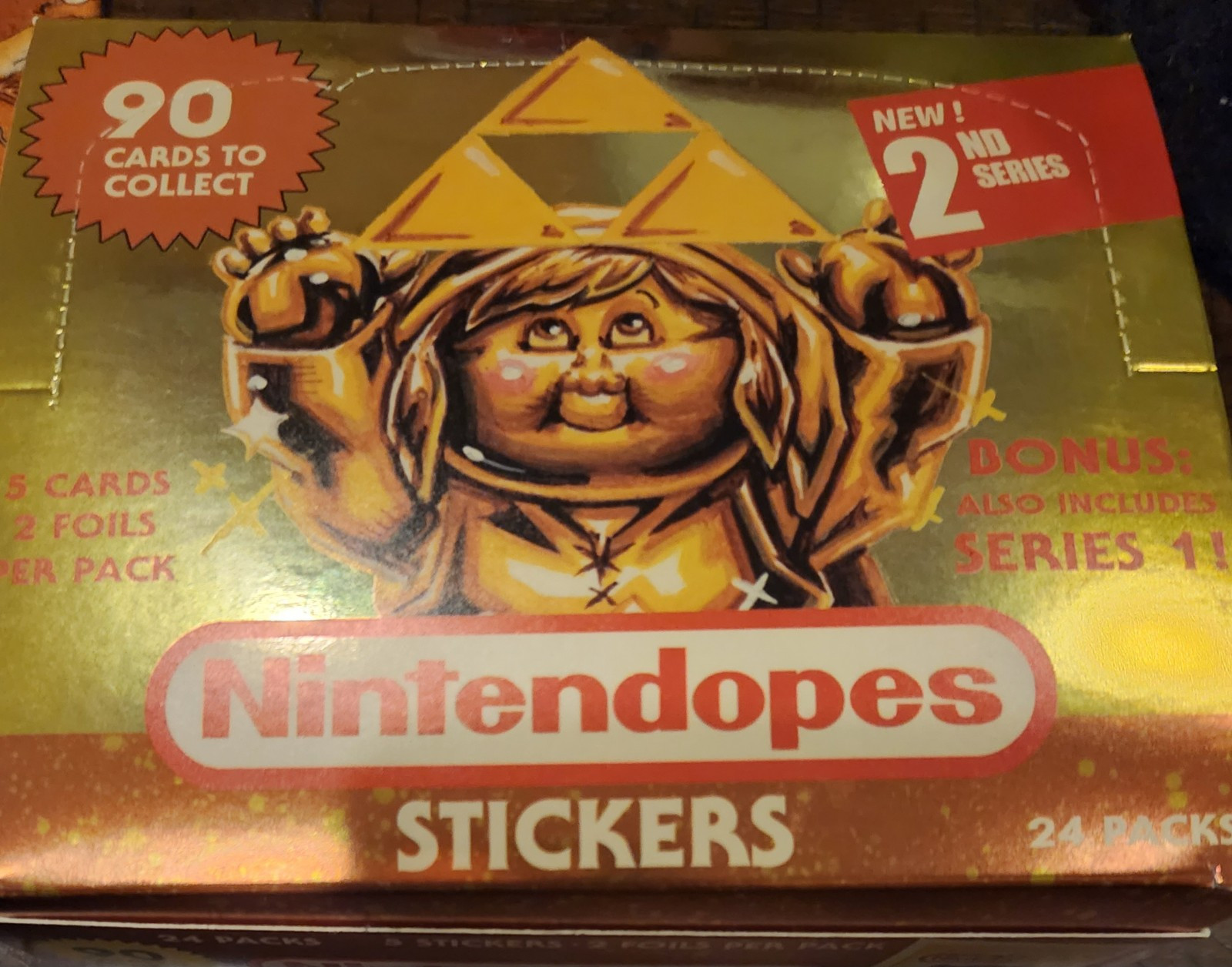 SINGLE PACK: NINTENDOPES GOLD BOX - LIMITED PRINT RUN (UNOPENED/SEALED) RARE SP