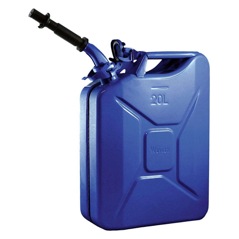 WAVIAN 2238C Gas Can,5 gal.,Blue,Include Spout 33UZ32