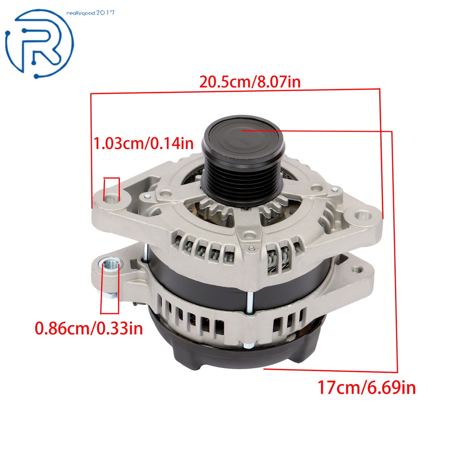 Alternator 11137 104210-4570 For Lexus ES350 2007-2018 RX350 2007-2009 V6 3.5L