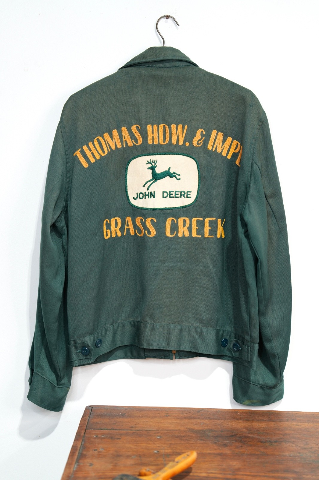 Vintage 60s Chain Stitch Ricky Jacket John Deere Implement Work Chore Coat talon