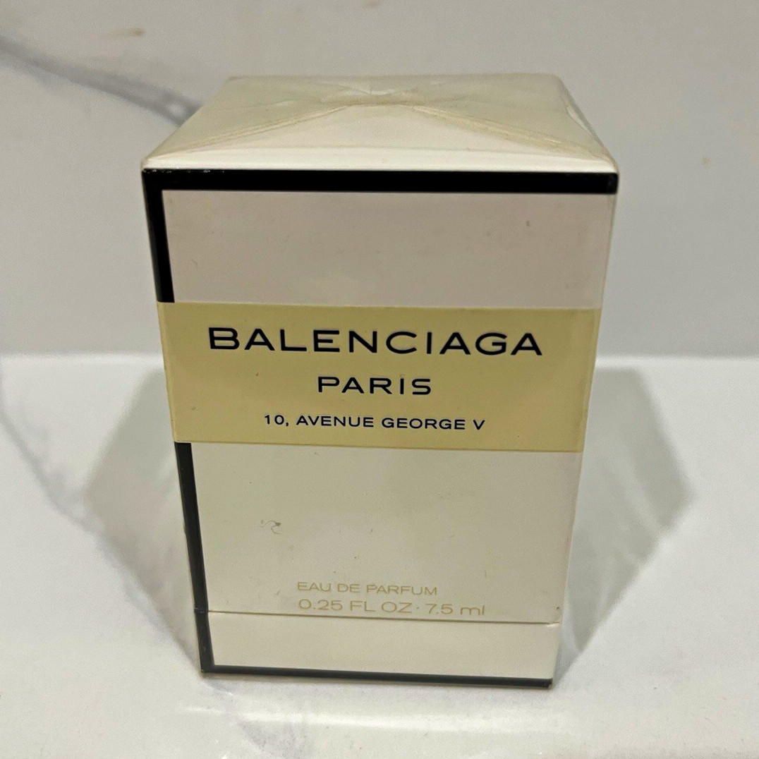 Balenciaga Paris 10 Avenue George V EDP 7.5ml 0.25 oz Sealed Discontinued Rare