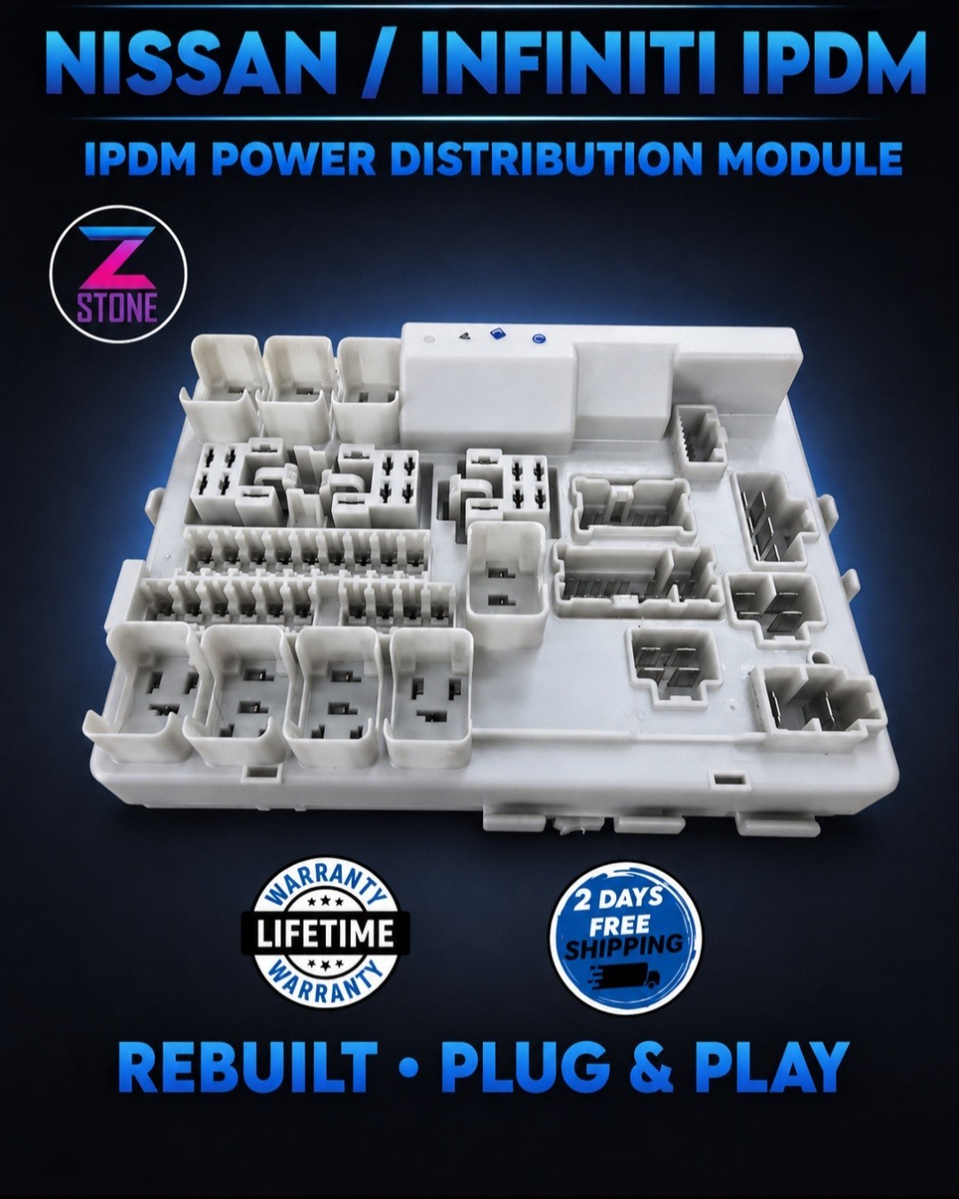 Rebuilt 04-06 INFINITI G35 IPDM CONTROLLER MODULE FUSE BOX 284B7AQ016 OEM