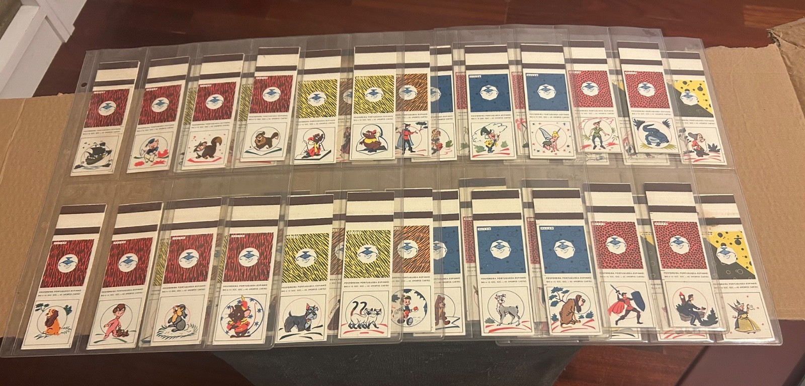 Walt Disney 1950s complete collection matchbook covers very rare Walt Disney 1950s complete collection matchbook covers very rare