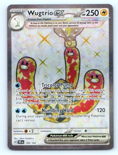 Wugtrio ex 190/162 ~ English Near Mint