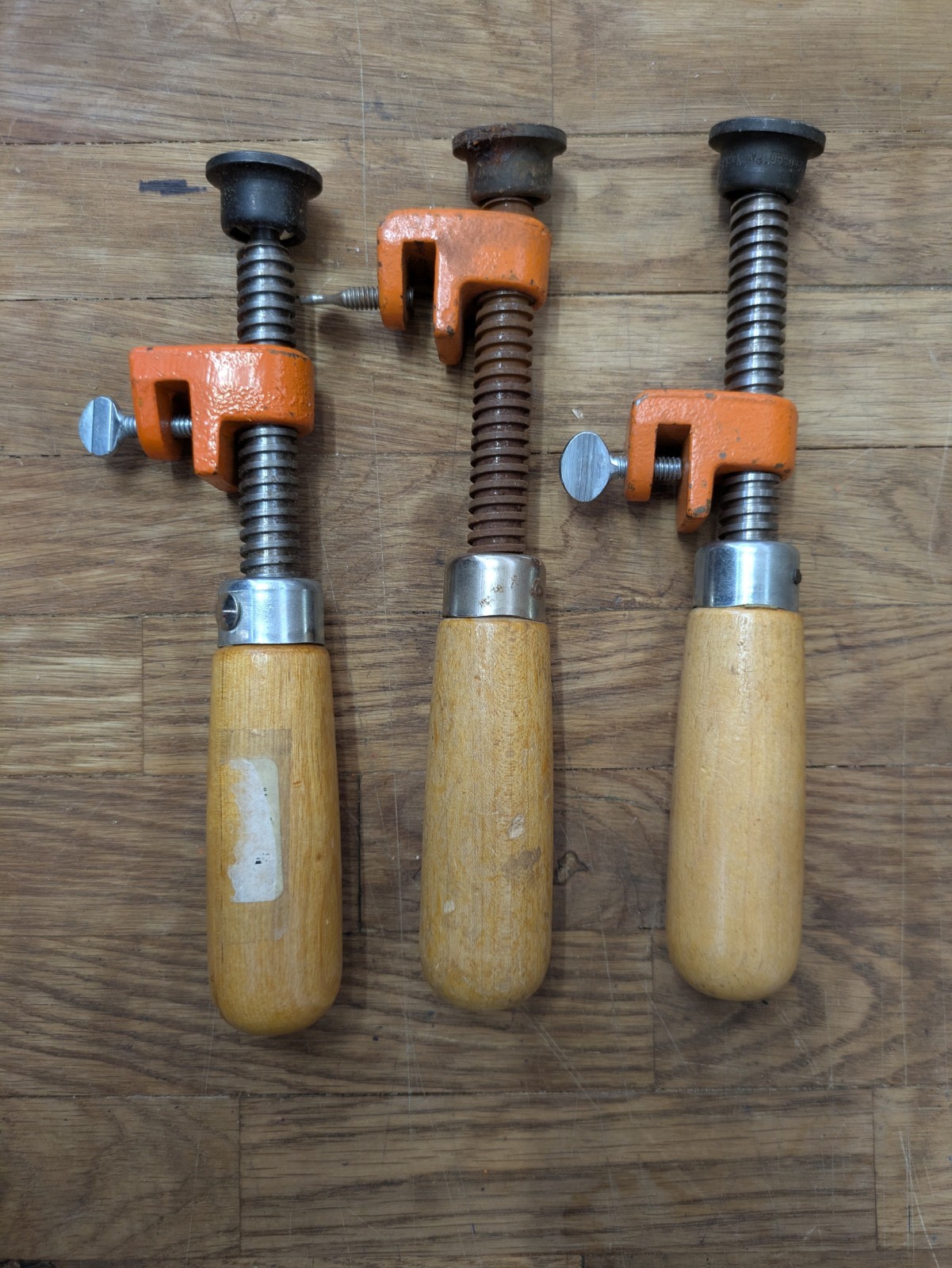 (3) No. 641 JORGENSEN EDGE CLAMP FIXTURES FOR JORGENSEN No. 45 SERIES BAR CLAMPS