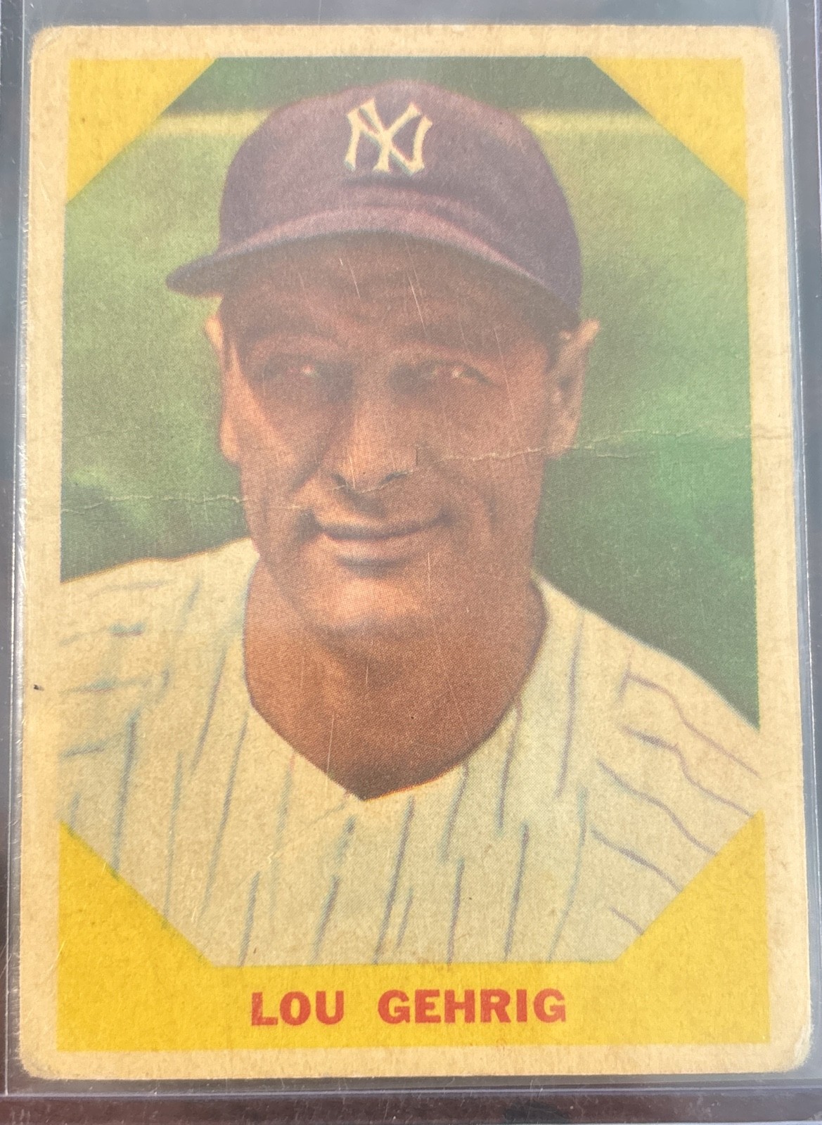 1960 Fleer Baseball Greats - Lou Gehrig #28 1960 Fleer Baseball Greats - Lou Gehrig #28