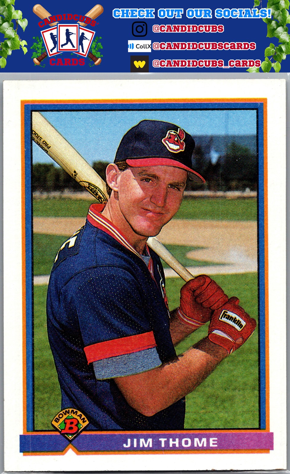 Jim Thome - Cleveland Indians : 1991 Bowman, #68