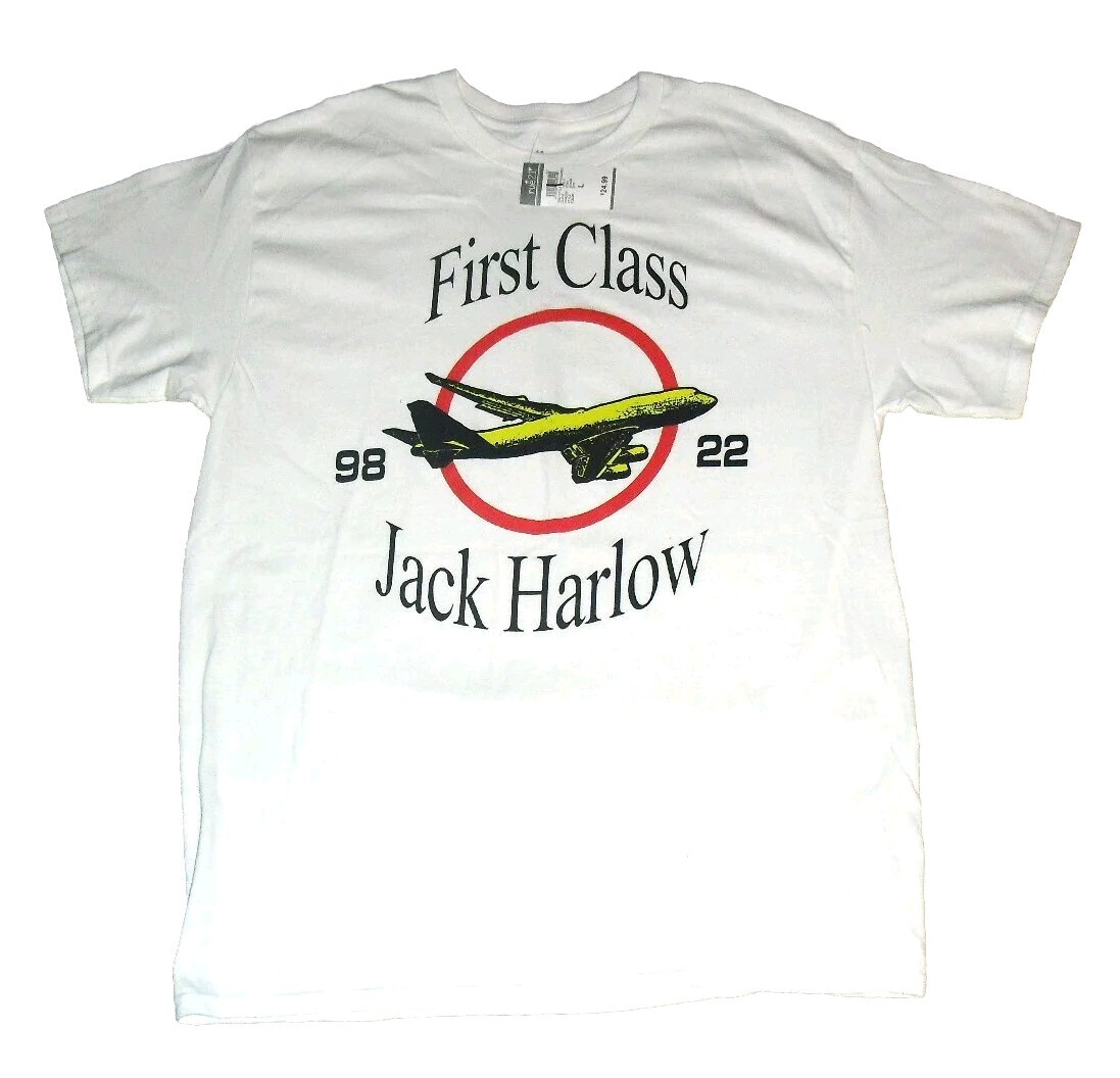 Jack Harlow First Class Mens Music White T-shirt sz. Large New with Tags