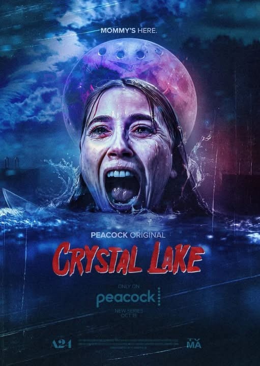 Crystal Lake Peacock Original Horror Series Poster 