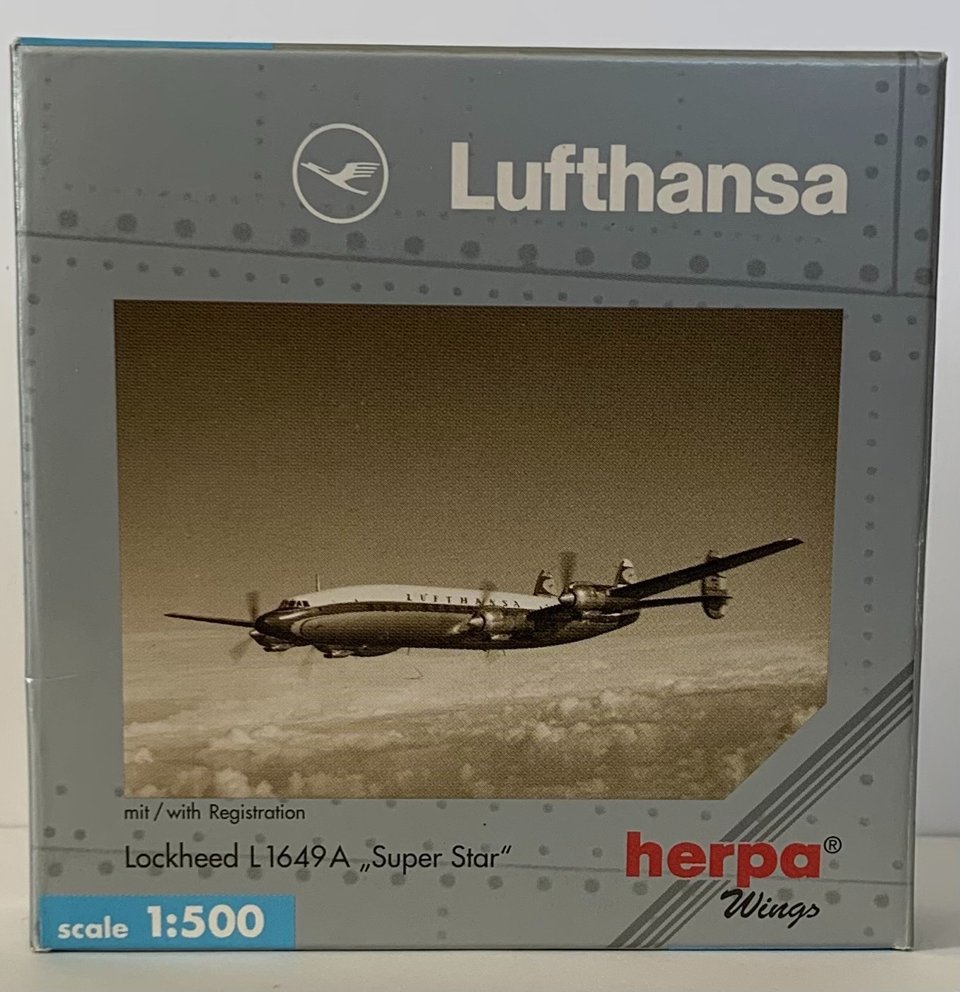 Herpa Wings 1/500, Lufthansa Lockheed 1649A \