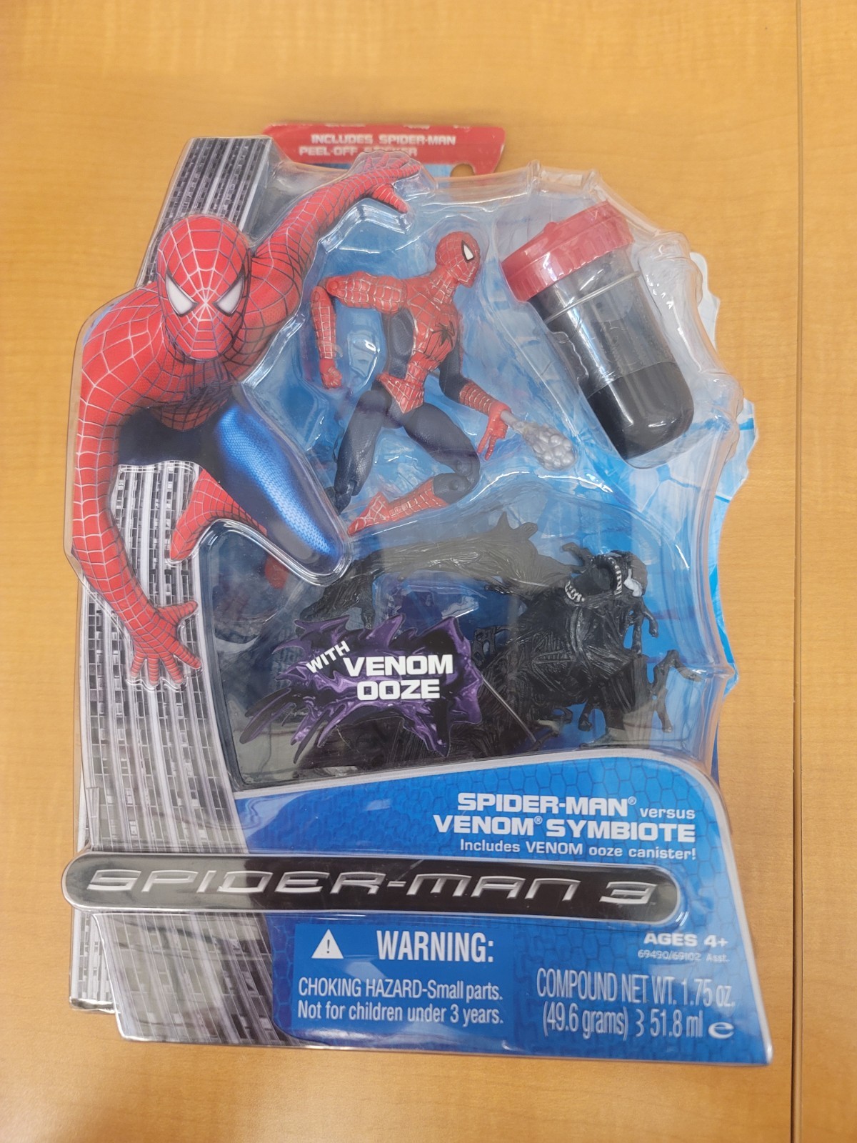VINTAGE 2006 SPIDER-MAN 3 VS VENOM SYMBIOTE OOZE ATTACK ACTION FIGURE SEALED NIB VINTAGE 2006 SPIDER-MAN 3 VS VENOM SYMBIOTE OOZE ATTACK ACTION FIGURE SEALED NIB