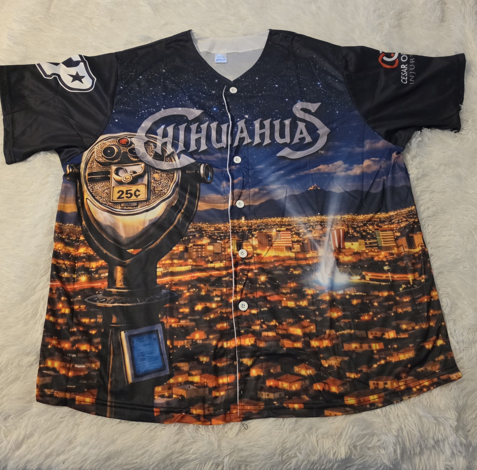 El Paso Chihuahuas 915 Day 2026 Baseball Jersey Giveaway In Hand Size XL El Paso Chihuahuas 915 Day 2026 Baseball Jersey Giveaway In Hand Size XL