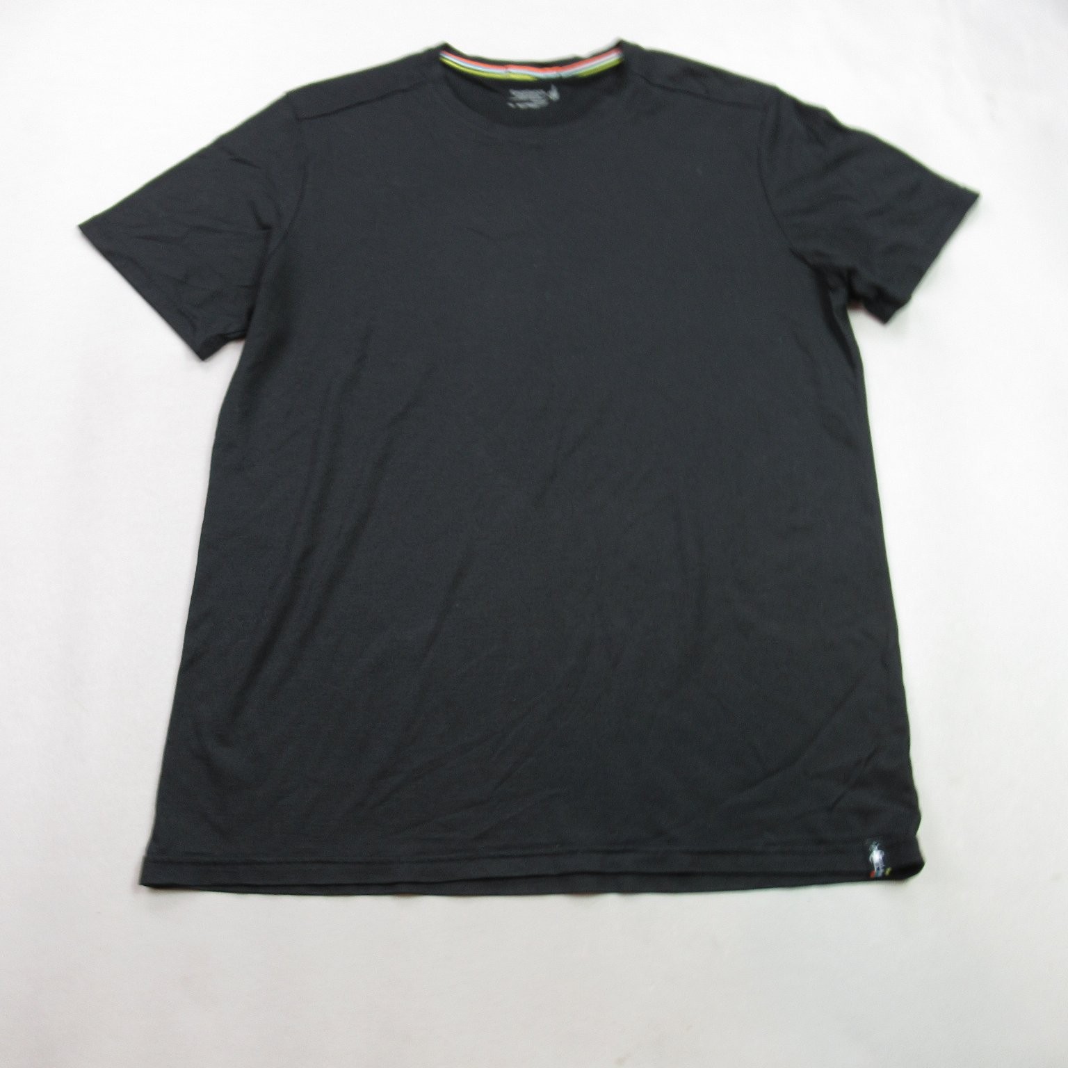 Smartwool Merino Sport 150 Men\'s Black Short Sleeve Crew Neck T-Shirt Size M