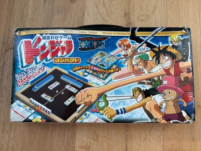 2003 BANDAI ONE PIECE Donjara Compact Tile Game - OPENED, RARE 2003 BANDAI ONE PIECE Donjara Compact Tile Game - OPENED, RARE