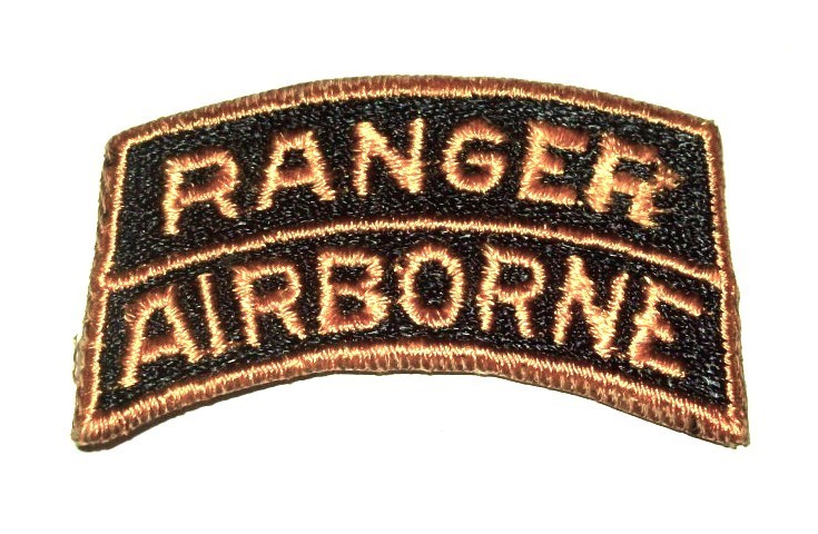 ORIGINAL CUT-EDGE FULLY EMBROIDERED 1950\'s U.S. ARMY AIRBORNE RANGER PATCH