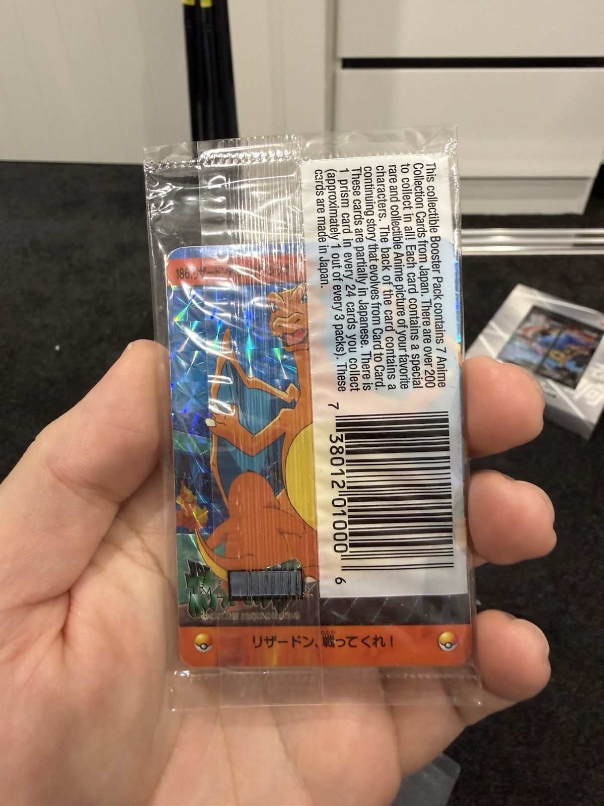 RARE CHARIZARD Bandai Pocket Monsters Anime Collection1999Japanese 7card booster